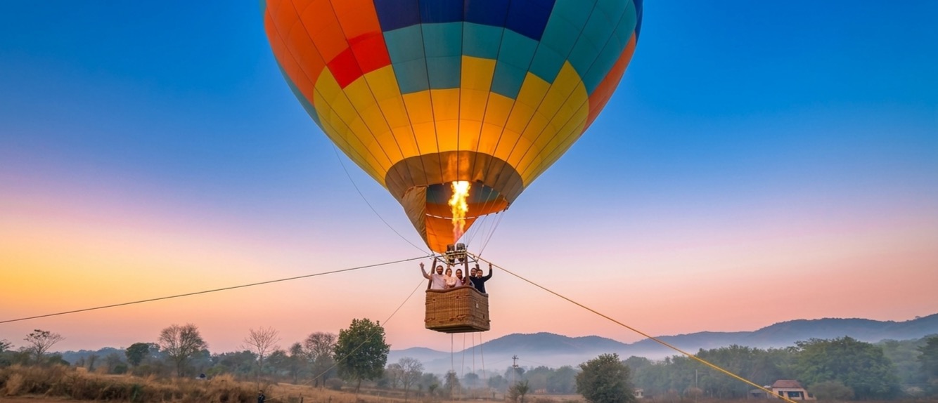 Hot Air Balloon + Camping Weekend